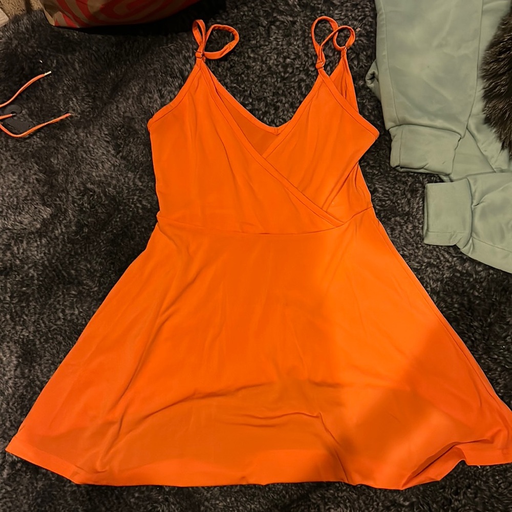 Orange dress